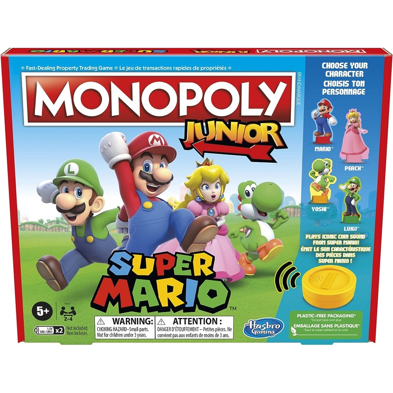 Hasbro Monopoly Junior Super Mario Edition