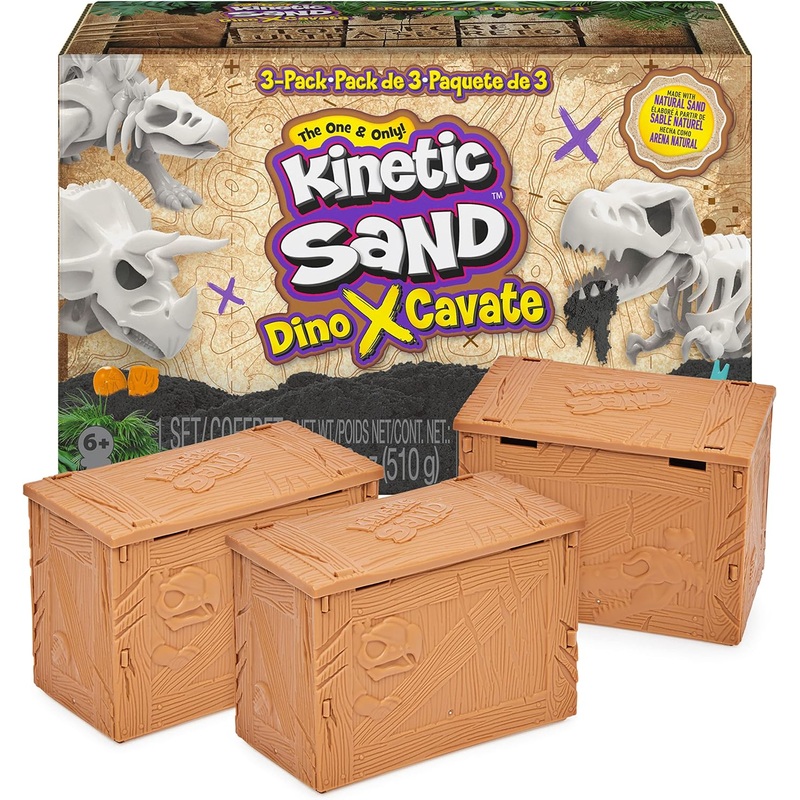 Kinetic Dino Excavate 3 Pk