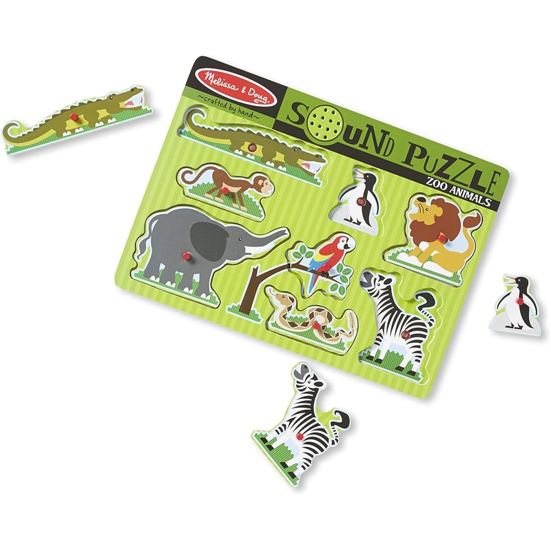 Melissa & Doug Zoo Animals Sound Puzzle