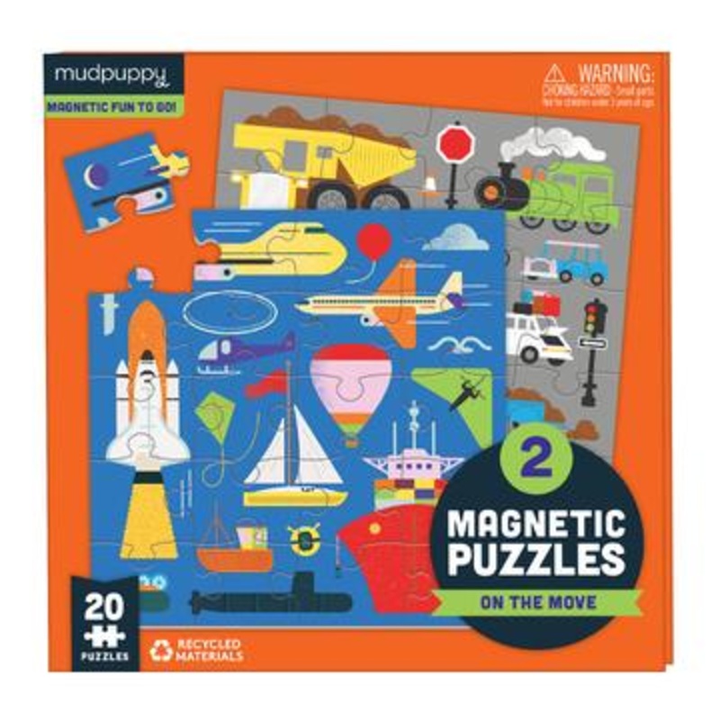 Mudpuppy Magnetic Puzzles | On the Move