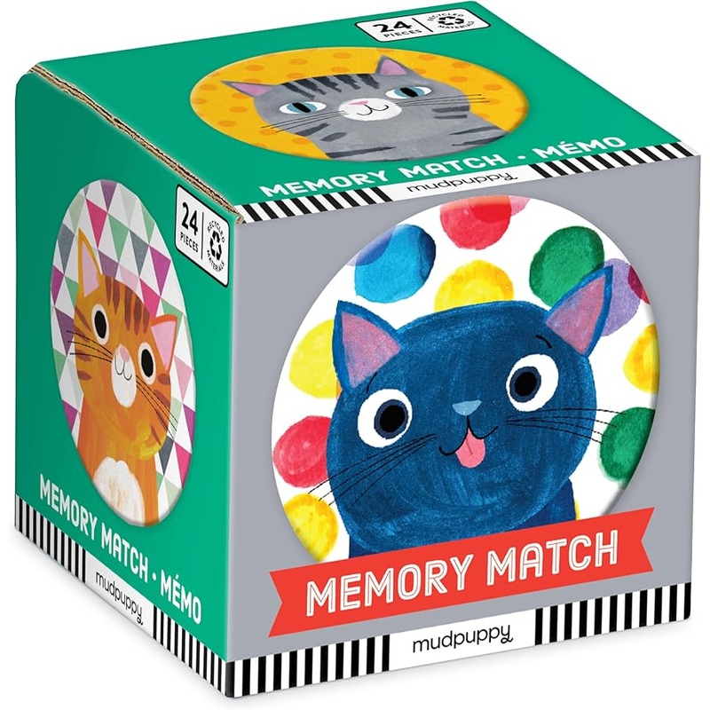 Mudpuppy Mini Memory Match Game | Cat’s Meow