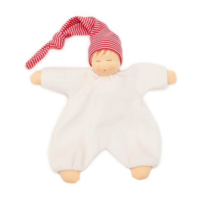Nanchen Organic Cotton Waldorf Style Doll Sleepy Head