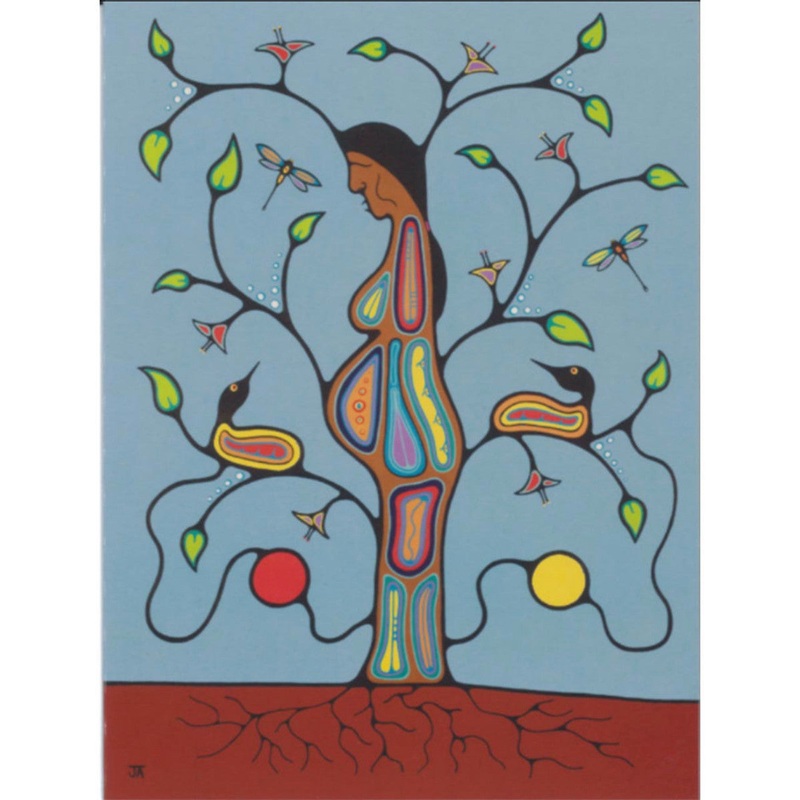 Native Northwest Greeting Cards | Tree of Life by Jason Adair