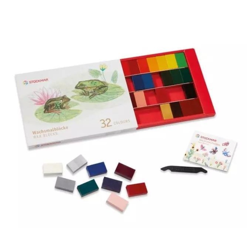 Stockmar Block Crayons – Set of 32 Pcs