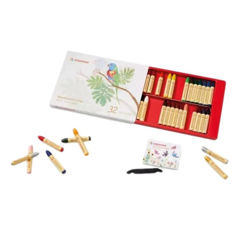 Stockmar Crayons – Set of 32 Sticks