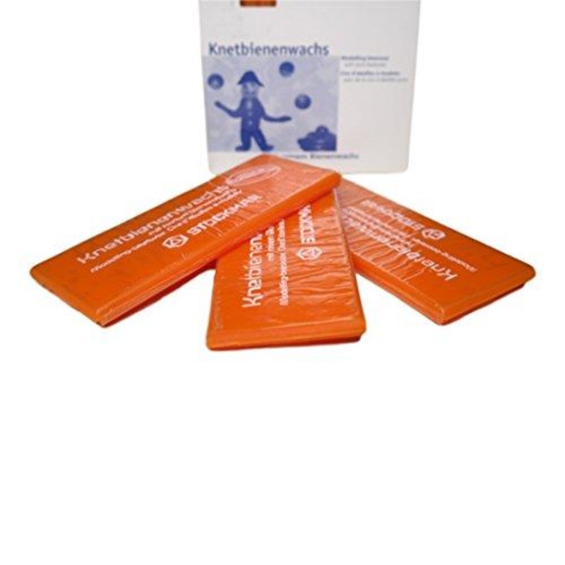 Stockmar Modeling Beeswax – 3 Pieces Orange