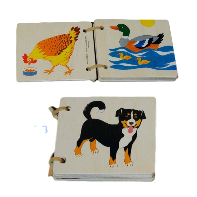Atelier Fischer Wooden Farm Animals Book