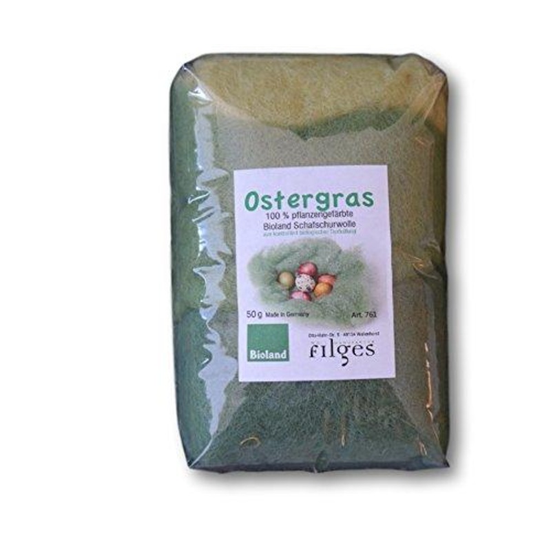 Bioland Organic Plant-Dyed Wool Easter Grass