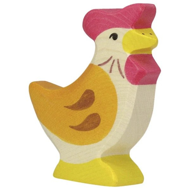 Hen, standing (wooden) by Holztiger by Holztiger