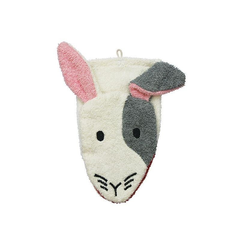 Organic Cotton Rabbit Washcloth Puppet