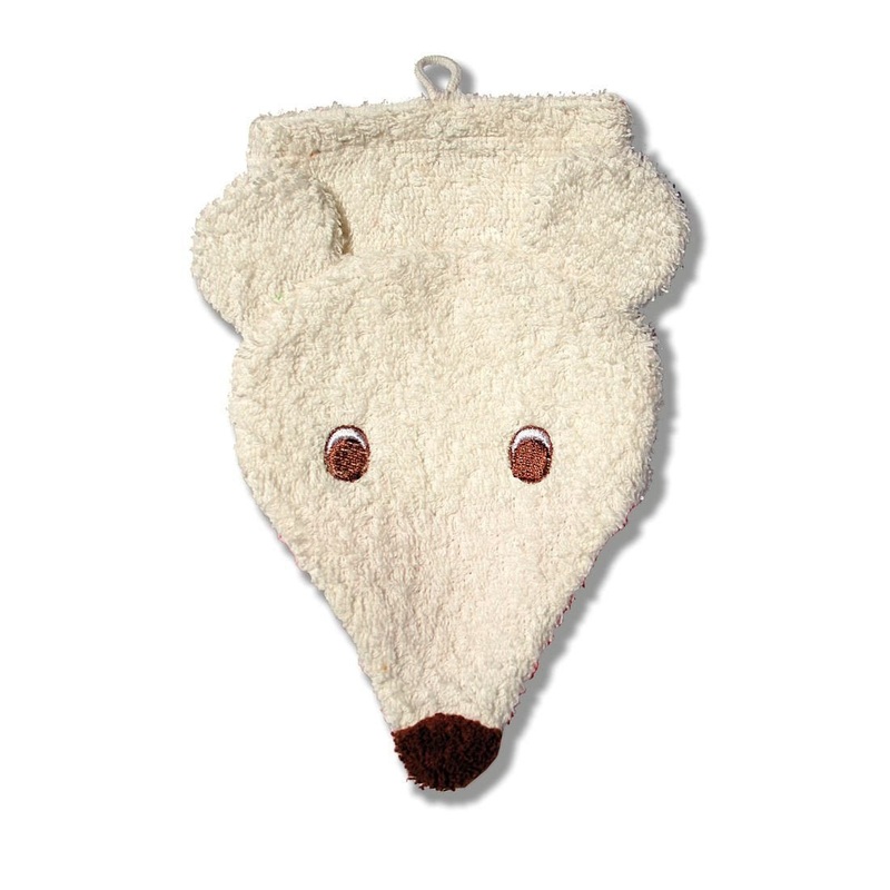Washcloth Mitt–Polar Bear