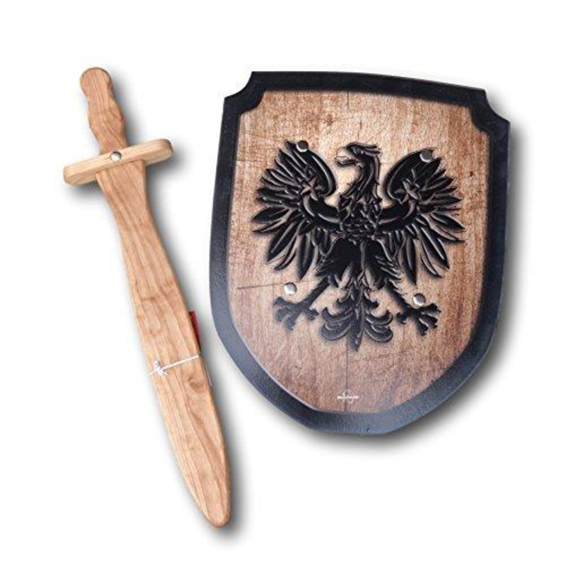 Wooden Sword and Shield Set – Eagle