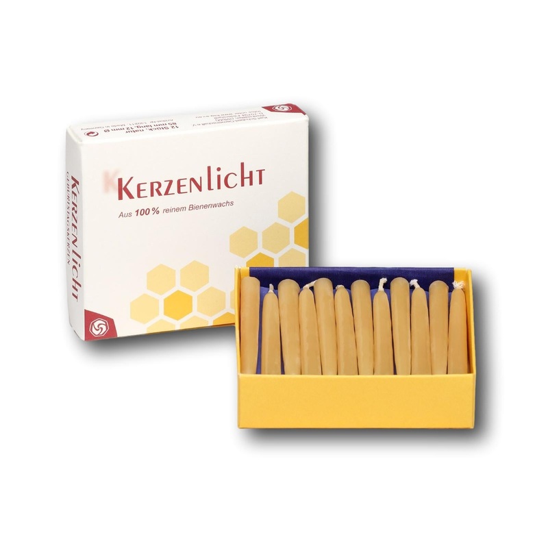 Beeswax Candles for Waldorf Birthday Rings – Set of 24