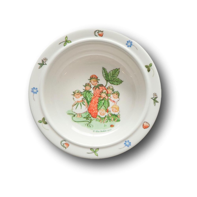 Elsa Beskow Melamine Bowl Flower Festival with Suction Cup