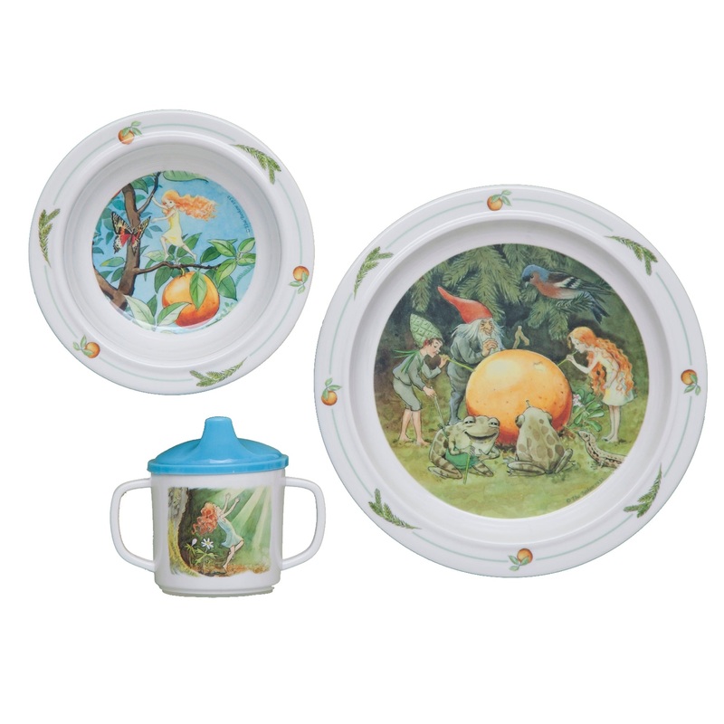 Elsa Beskow Sun Egg Dish Set