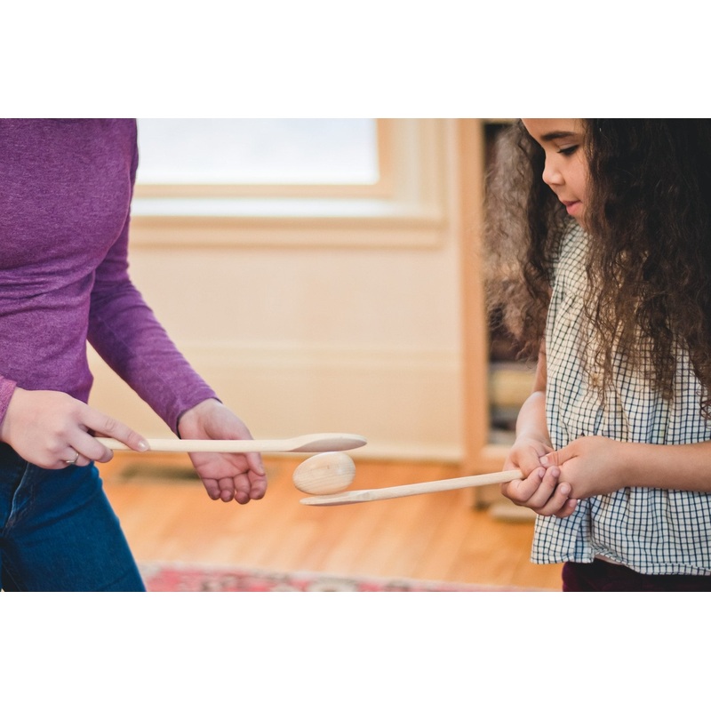 Wooden Egg & Spoon Game