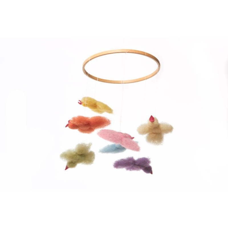Woolen Bird Mobile Kit