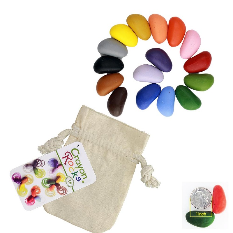 Crayon Rocks 16 Colors in Muslin Bag