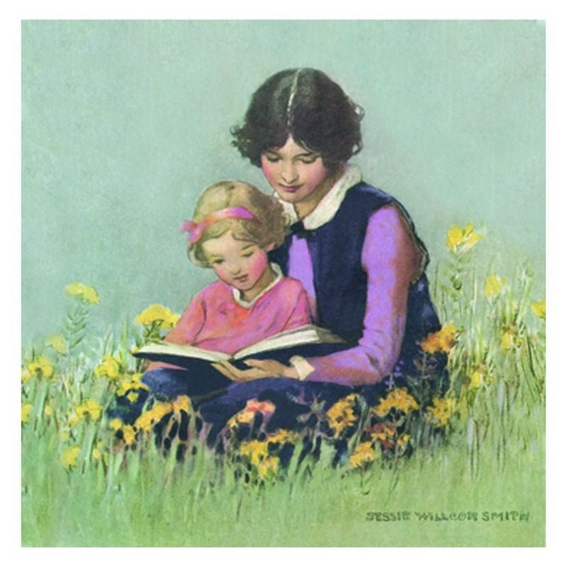 Jessie Willcox Smith Greeting Cards : Reading