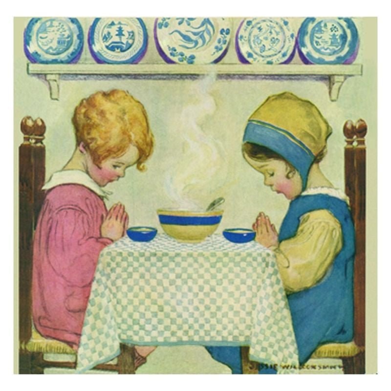 Jessie Willcox Smith Greeting Cards : Saying Grace