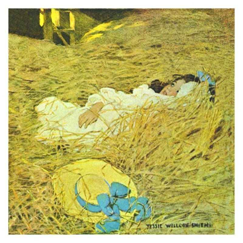 Jessie Willcox Smith Greeting Cards : The Hayloft