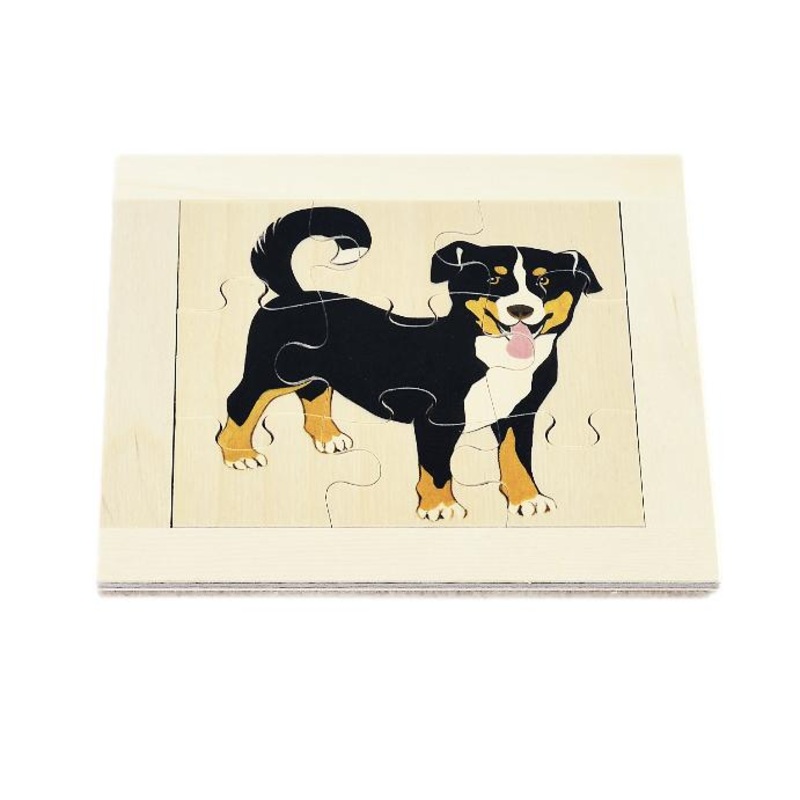 Atelier Fischer Wooden Jigsaw Puzzle – Dog (9 Pcs)