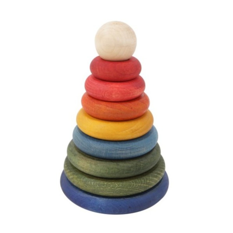 Montessori Toy Stacker – Rainbow