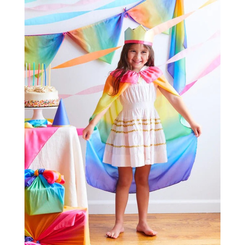 Rainbow Cape – Rainbow – By Sarah’s Silks