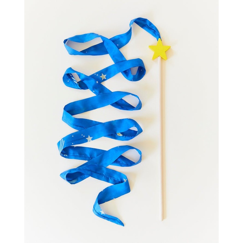 Silk Starry Night Streamers, Large & Mini