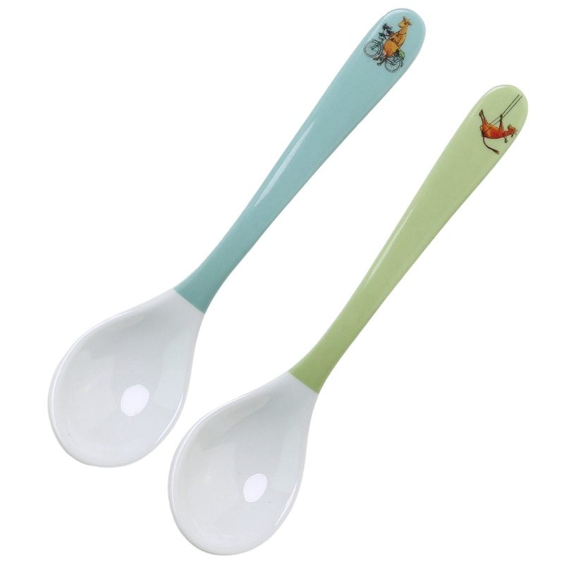 Mamma Mu Cow Spoon Set – Melamine (1 Pair)