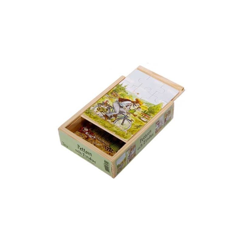 Set of 4 Pettson & Findus Puzzles in Box