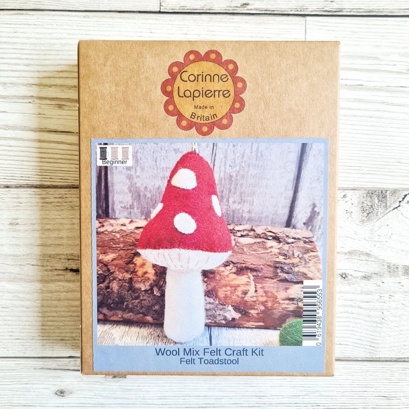 Toadstool Felt Mini Craft Kit