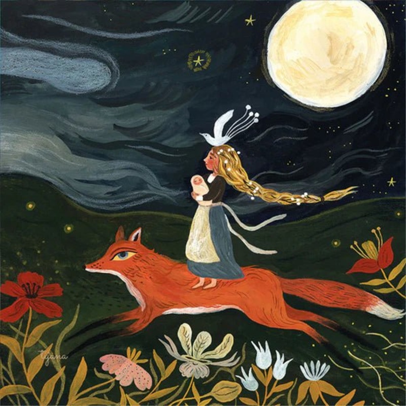 Toverlux Lamp Silhouette – Fox Mother (Tijana Draws)