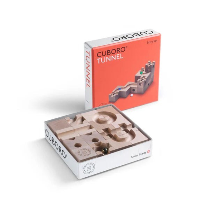 Cuboro Extension Set – Tunnel Marble Run