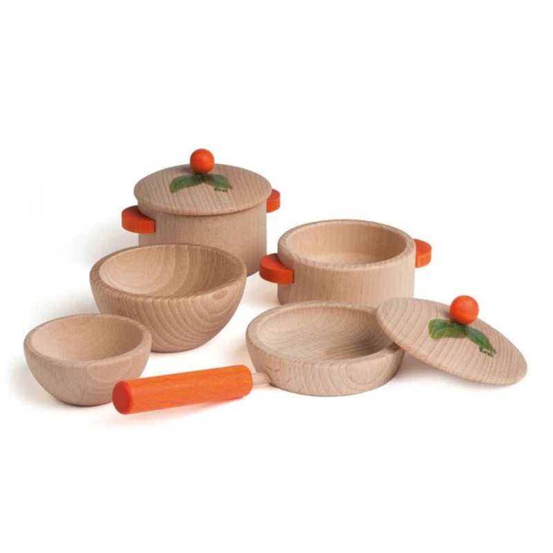 Erzi Wooden Play Cooking Set