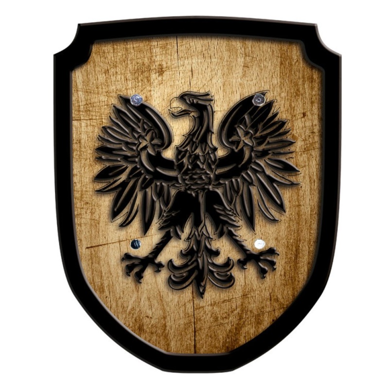 Escutcheon Wooden Play Shield – Eagle