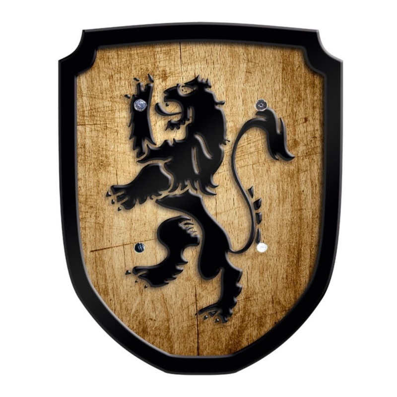Escutcheon Wooden Play Shield – Lion