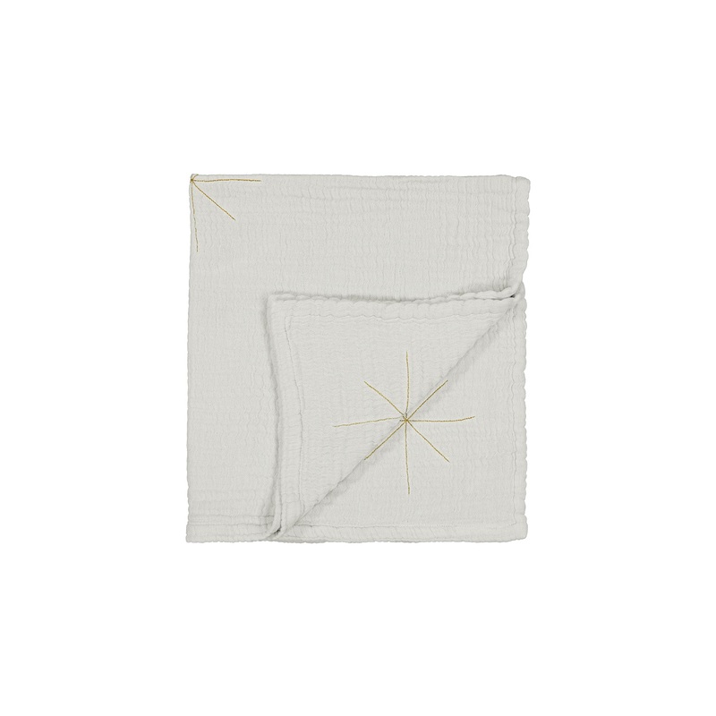 Cotton Gauze Baby Swaddle/Blanket | Almond