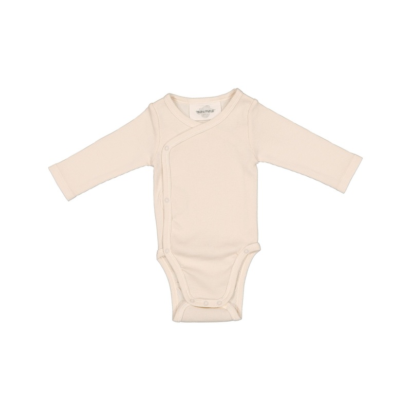 Double Ribbed Cotton Bodysuit | Milk