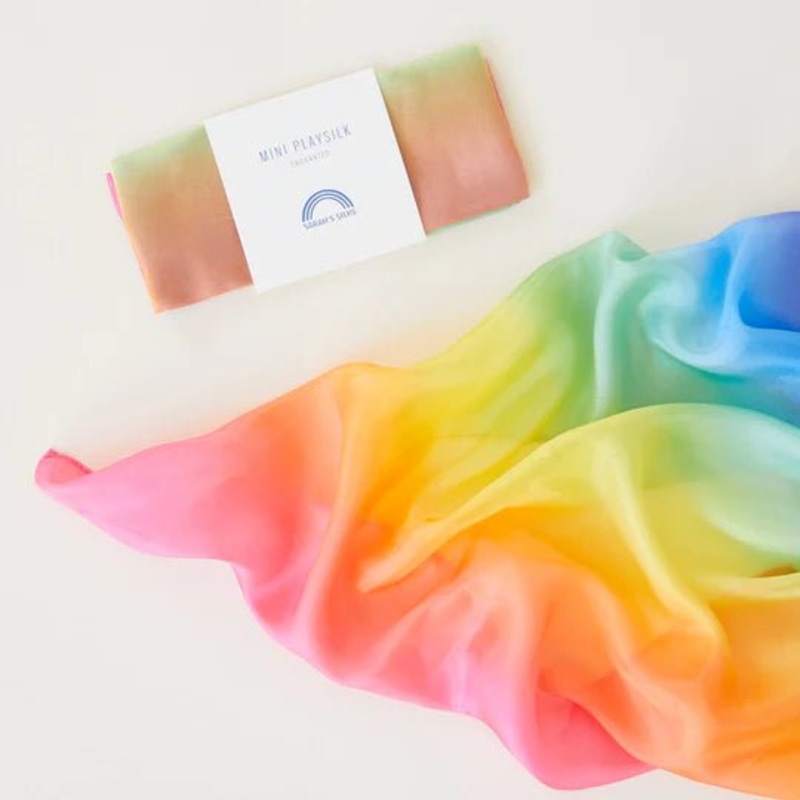 Mini Enchanted Play Silk – Rainbow
