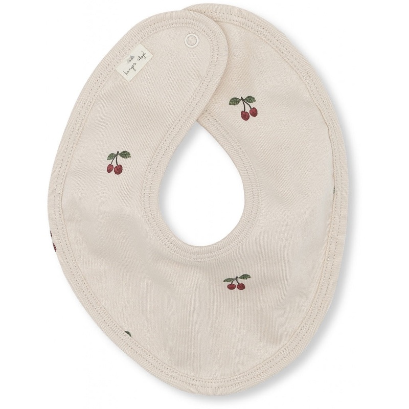 Organic Cotton Bib | Cherry Blush
