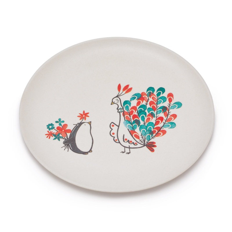 Bamboo Plate | Secret Flowers
