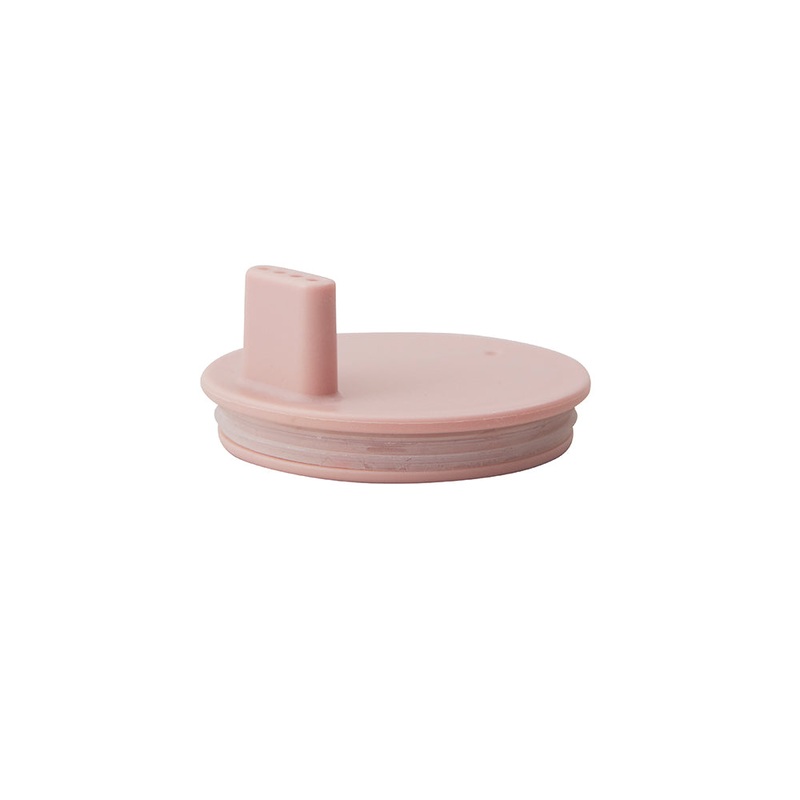 Lid for Kids Drinking Glass Lid in Nude by Design Letters