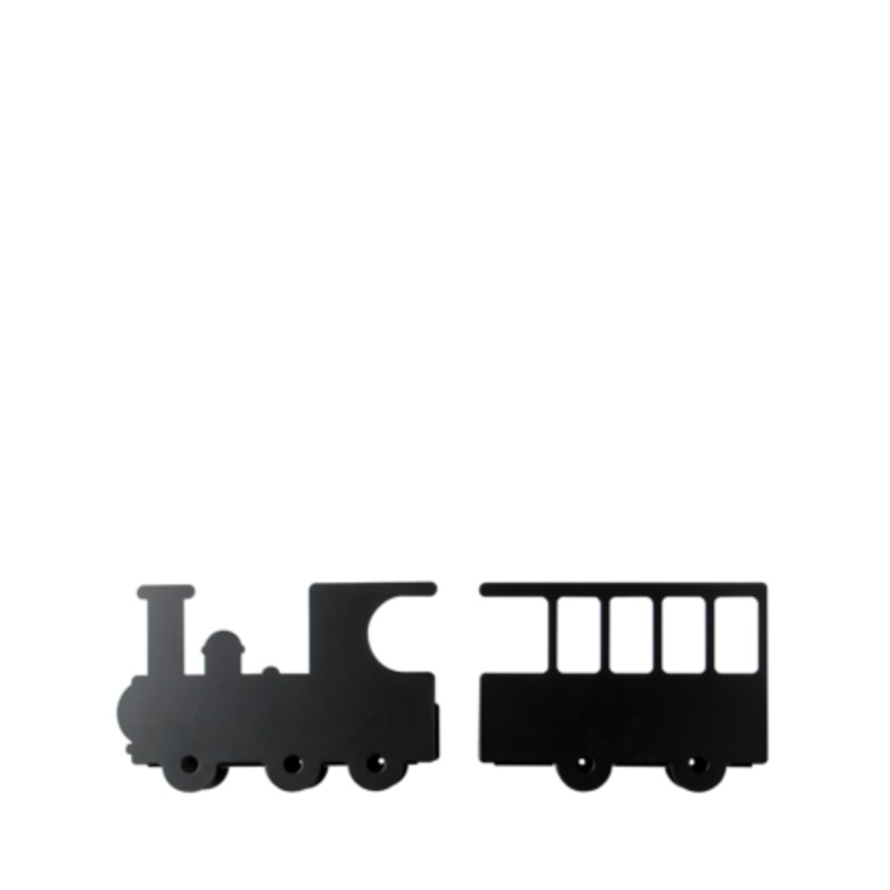 Train Shelf in Black by Tresxics