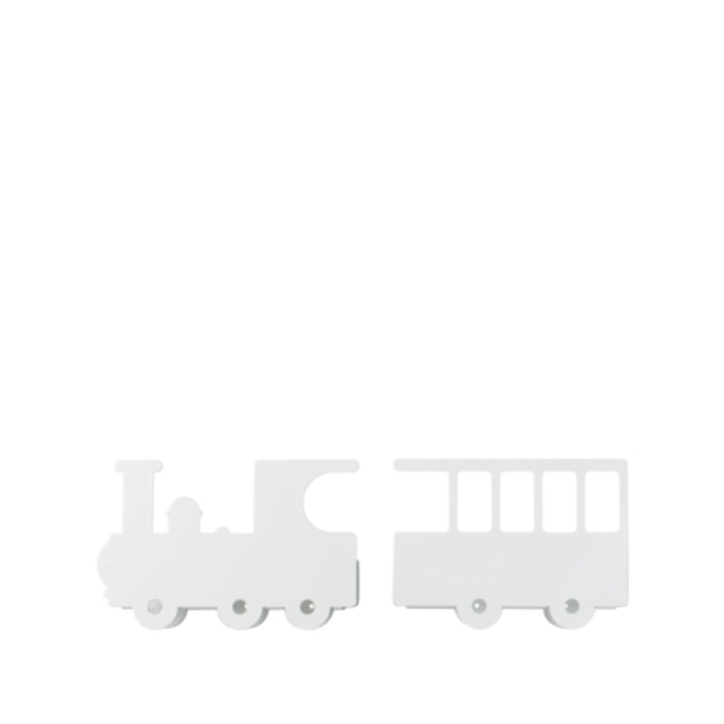 Train Shelf in White by Tresxics