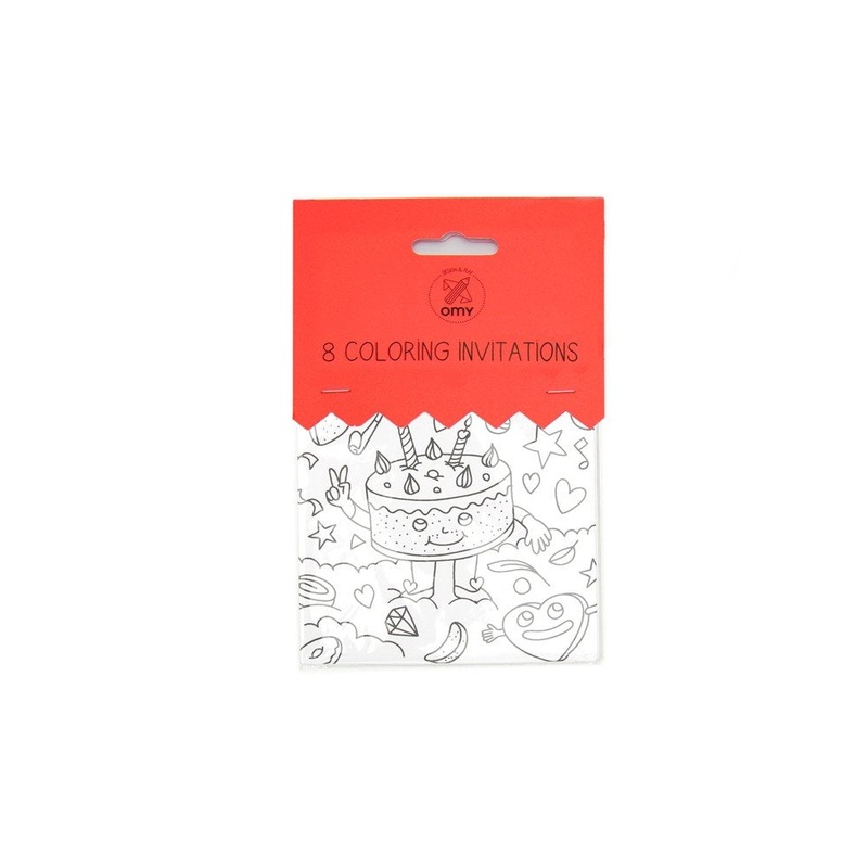 Birthday Invitation Cards Set by OMY