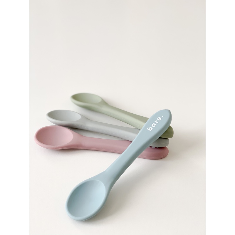 Powder Blue Silicone Spoon