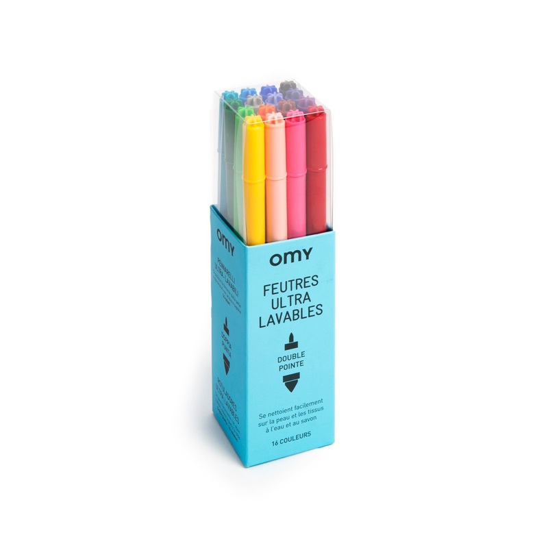 16 Washable Felt Pens