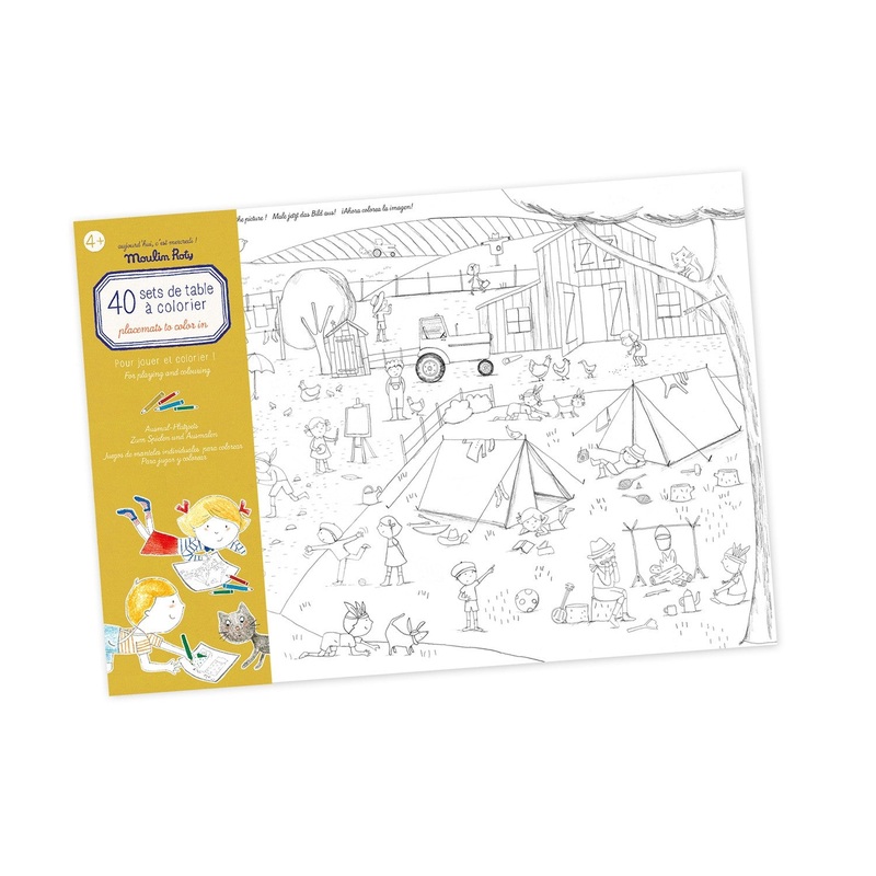 40 Placemats to Colour In