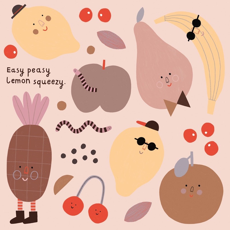 Cheeky Fruits Tattoo Set